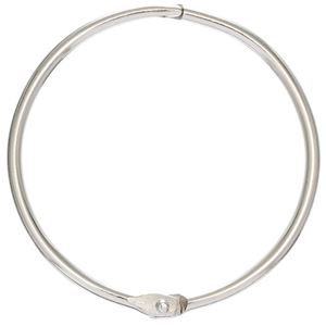 （まとめ） TANOSEE カードリング 内径50mm 1セット（100個：10個×10パック） 【×5セット】（代引不可）