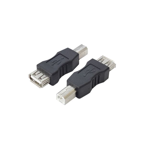 （まとめ）変換名人 変換プラグ USB A（メス）→USB B（オス） USBAB-BA【×20セット】（代引不可）
