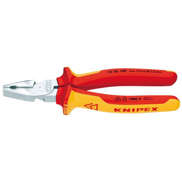 KNIPEX（クニペックス）0206-225 強力絶縁ペンチ 1000V（代引不可）の通販は 8,238円