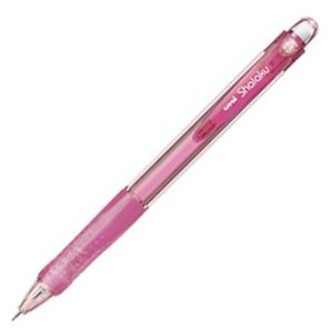 （まとめ） 三菱鉛筆 シャープ SHARPペンシル VERYシャ楽 0.5mm （軸色 透明ピンク） M5100T.13 1本 【×60セット】（代引不可）