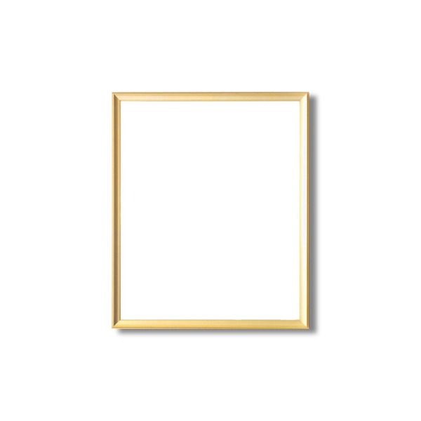 額縁・絵画額・水彩額】壁掛けひも付 □5003デッサン額(ゴールド) 四ツ