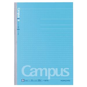 （まとめ） コクヨ キャンパスノート（ドット入り罫線） セミB5 B罫 30枚 ノ-3BTN 1セット（5冊） 【×10セット】（代引不可）