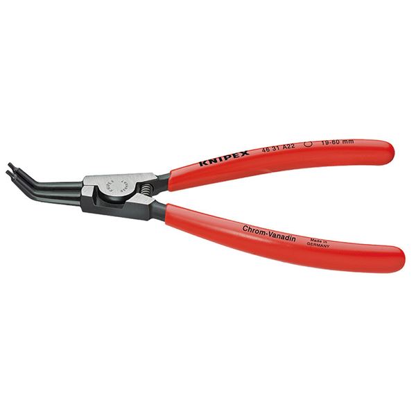 KNIPEX（クニペックス）4631-A42 軸用スナップリングプライヤー 45゜（代引不可）の通販は