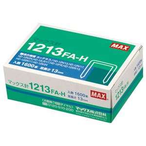 （まとめ） マックス ホッチキス針 大型12号シリーズ 100本連結×16個入 1213FA-H 1箱 【×10セット】（代引不可）_1