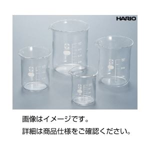 （まとめ）硼珪酸ガラス製ビーカー（HARIO）1000ml【×5セット】（代引不可）