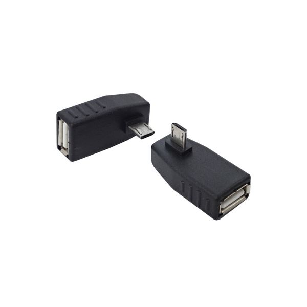 （まとめ）変換名人 変換プラグ microHOST 右L型 USBMCH-RL【×20セット】（代引不可）