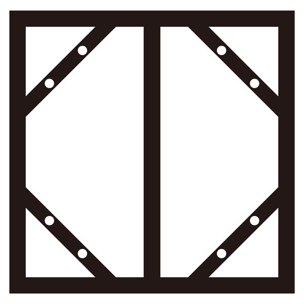 スライドアングル (300×600mm・明治山型用) KHT-2SA（代引不可）