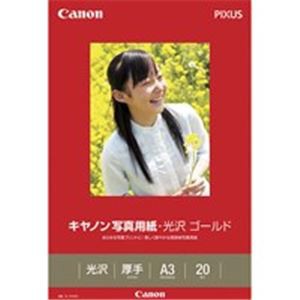 (業務用20セット) キャノン Canon 写真紙 光沢ゴールド GL-101A320 A3 20枚 ×20セット（代引不可）