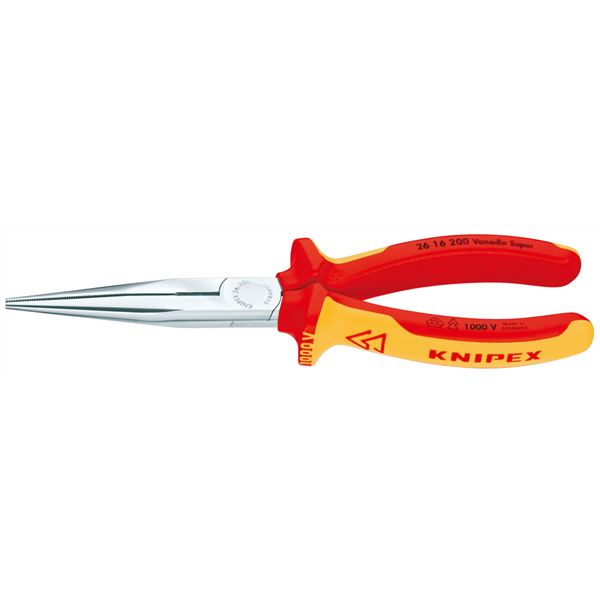 KNIPEX（クニペックス）2616-200 絶縁先長ラジオペンチ 1000V （SB）（代引不可）