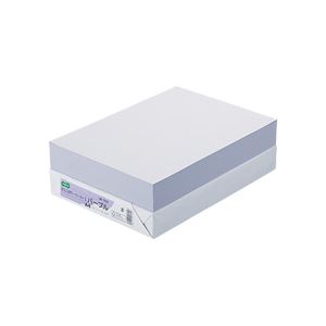 （まとめ） TANOSEE αエコカラーペーパーII A4 パープル 1冊（500枚） 【×5セット】（代引不可）