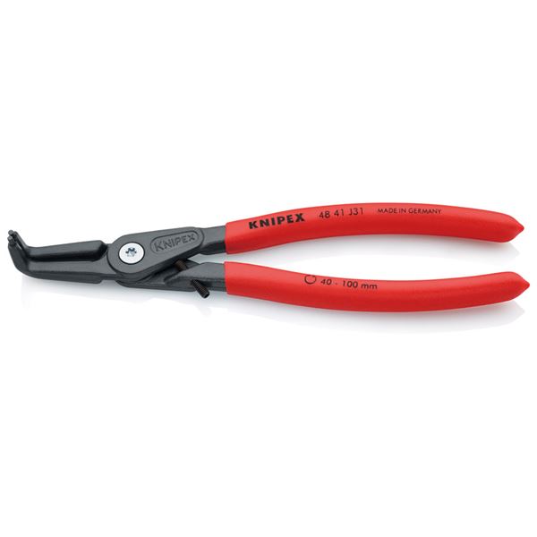 KNIPEX（クニペックス）4841-J31 穴用精密スナップリングプライヤー 曲（ストッハ（代引不可）の通販は 7,326円
