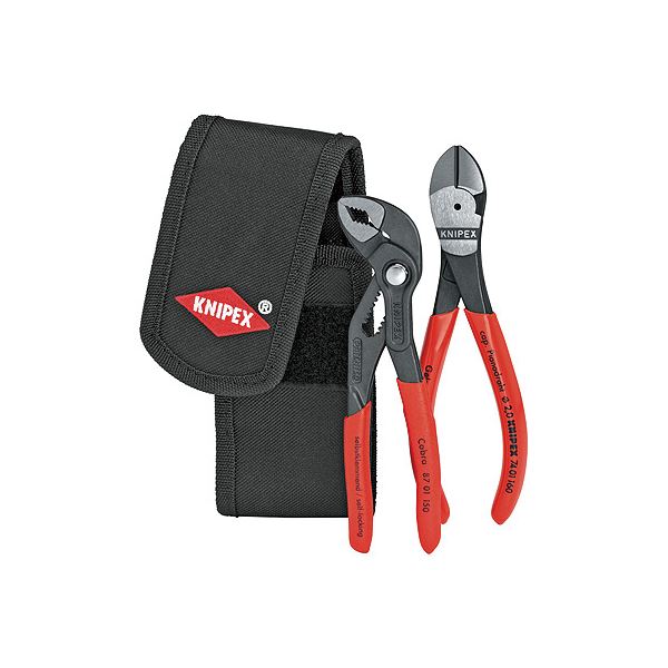 KNIPEX（クニペックス）002072V02 ミニコブラ + ニッパーセット（代引不可）