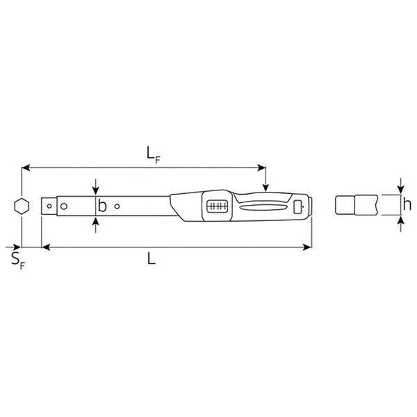 STAHLWILLE（スタビレー） 730N／12 トルクレンチ （25-130NM） （50181012）（代引不可）_1