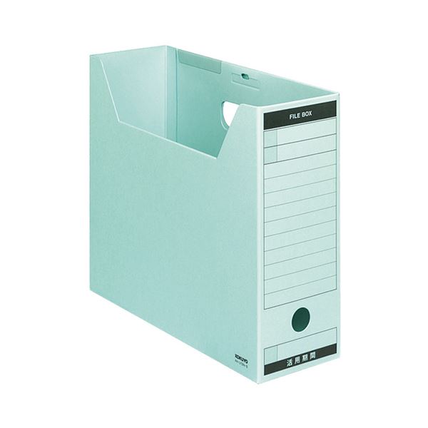 （まとめ） コクヨ 整理保存用具ボックス席-FS（B印字機） A4ヨコ 背幅102粍 青 フタ付 A4-LFBN-B 1風呂敷き包み（5冊） 【×3仕かける】（代引不可）