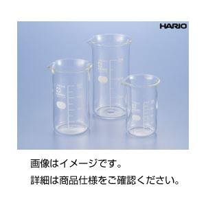 （まとめ）硼珪酸ガラス製トールビーカー200ml（HARIO）【×10セット】（代引不可）