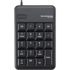 （まとめ） エレコム USB接続 テンキーパッド メンブレン ブラック TK-TCM011BK／RS 1個 【×5セット】（代引不可）