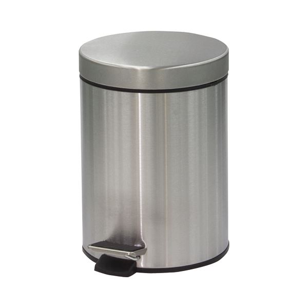 （まとめ） ステンレスペダルボックス 5L SU-909-905-0 1台 【×4セット】（代引不可）