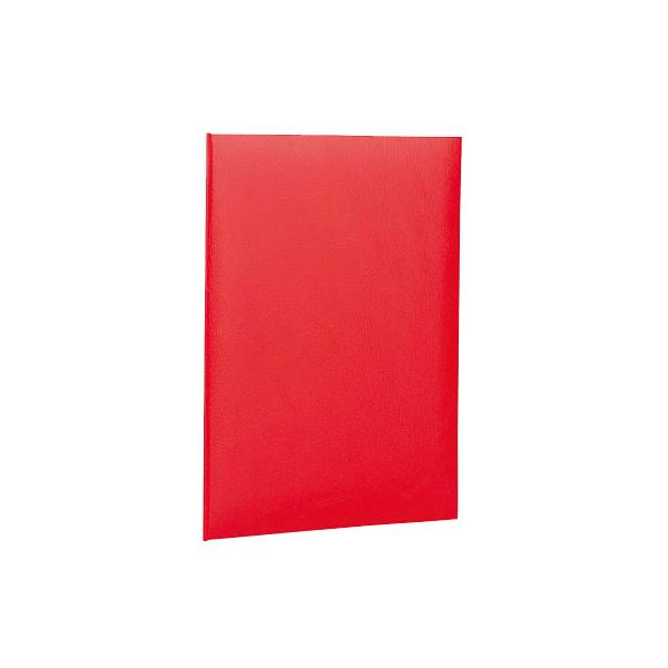 (業務用セット) 証書ファイル VPクロス貼りタイプ A4判 FSL-A4R赤【×10セット】（代引不可）