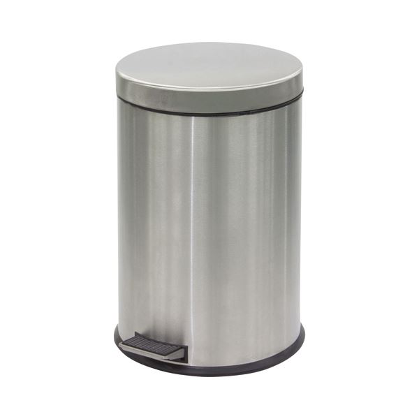 （まとめ） ステンレスペダルボックス 20L SU-909-920-0 1台 【×2セット】（代引不可）