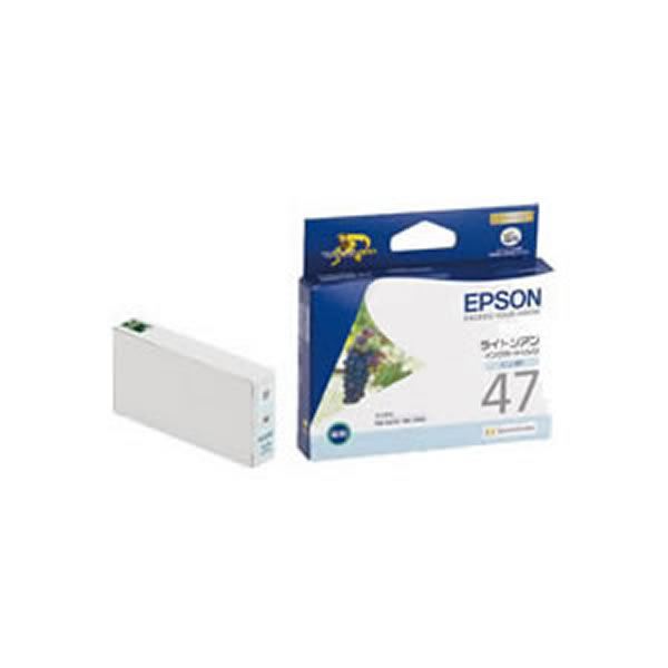 （まとめ）【純正品】EPSON ICLC47 LC【×5セット】（代引不可）