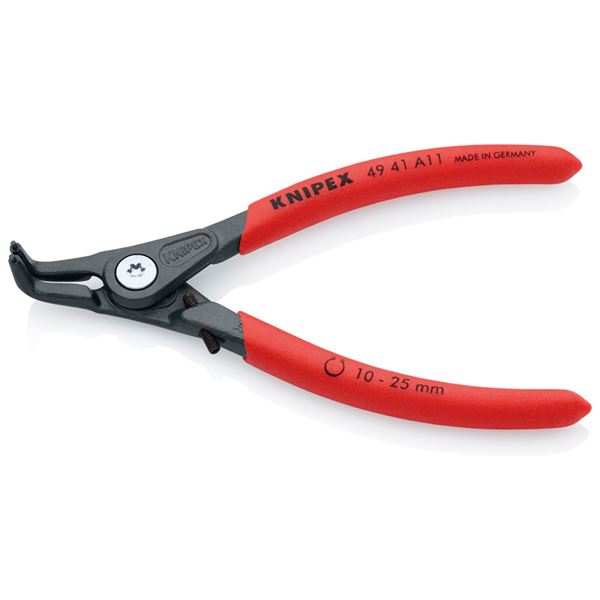 KNIPEX（クニペックス）4941-A11 軸用精密スナップリングプライヤー 曲（ストッハ（代引不可）