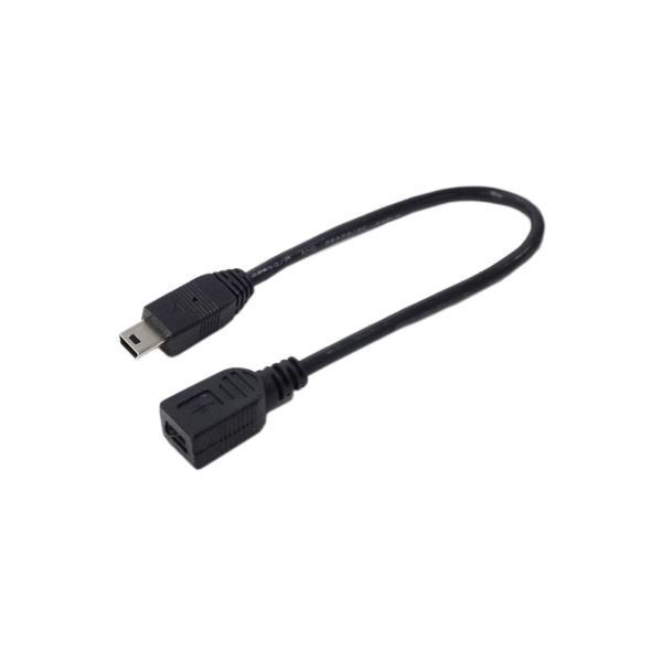 （まとめ）変換名人 USBmini延長ケーブル20（フル結線） USBM5／CA20F【×10セット】（代引不可）その他PCケーブル