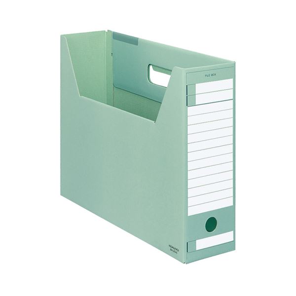 （まとめ） コクヨ 整理保存用具ボックス席-FS（D印字機） B4ヨコ 背幅102粍 緑 B4-LFD-G 1仕かける（5冊） 【×3仕かける】（代引不可）