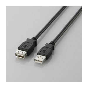 （まとめ）エレコム USB2.0延長ケーブル（A-A延長タイプ） U2C-E15BK【×5セット】（代引不可）の通販は 5,058円