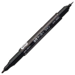 TANOSEEキャップ式ノンドライ油性マーカー シングル 細字 赤 1セット（50本） ×10セット 生活用品 インテリア 雑貨 文具 オフィス用 [▲][TP] TANOSEEキャップ式ノンドライ油性マーカー シングル 太字（平芯） 黒 1