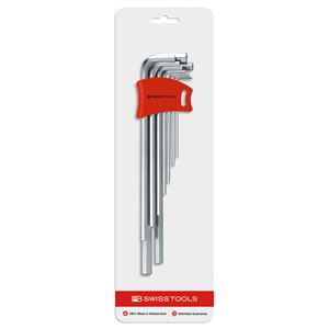 PB SWISS TOOLS 211DH-10CN ホルダー付六角棒レンチセット ロング（代引不可）