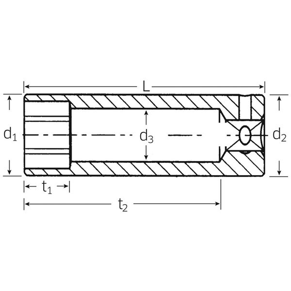 STAHLWILLE（スタビレー） 40L-5.5 （1／4SQ）ディープソケット（6角）（01020055）（代引不可）の通販は