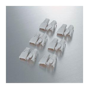 （まとめ）エレコム コネクタ保護カバー LD-ABLG6【×10セット】（代引不可）の通販は