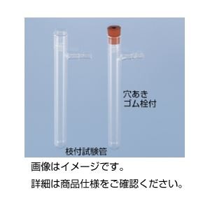 （まとめ）枝付試験管（穴あきゴム栓付）【×10セット】（代引不可）の通販は 6,057円