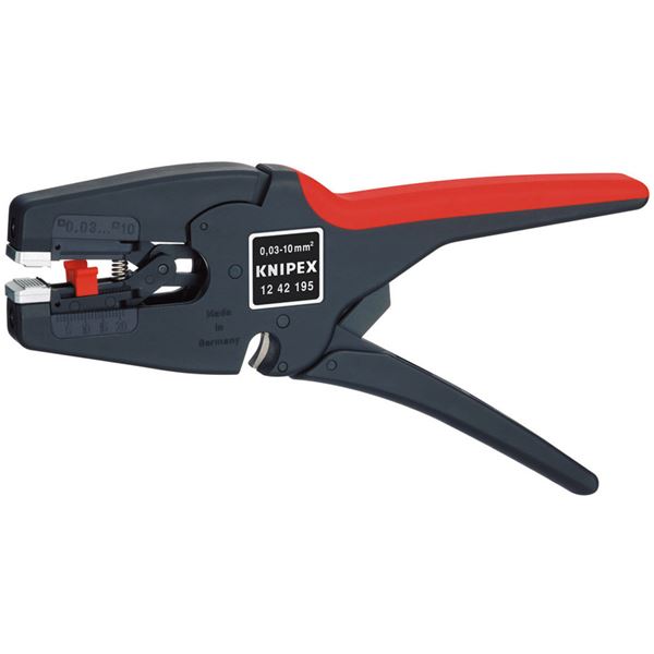 KNIPEX（クニペックス）1242-195 ワイヤーストリッパー "マルチストリップ10"（SB）（代引不可）