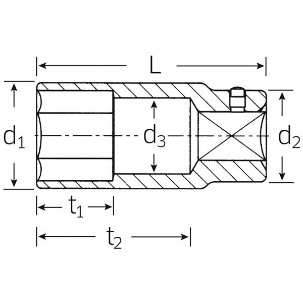 STAHLWILLE（スタビレー） 56-27 （3／4SQ）ディープソケット （6角） （05020027）（代引不可）_1