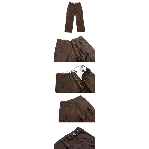 USタイプ「M-65」フィールドパンツ PP062YN ブラウン メンズXSサイズ
