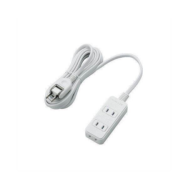 （まとめ）エレコム ほこりシャッター付き電源タップ T-ST02-22330WH【×5セット】（代引不可）の通販は 5,860円
