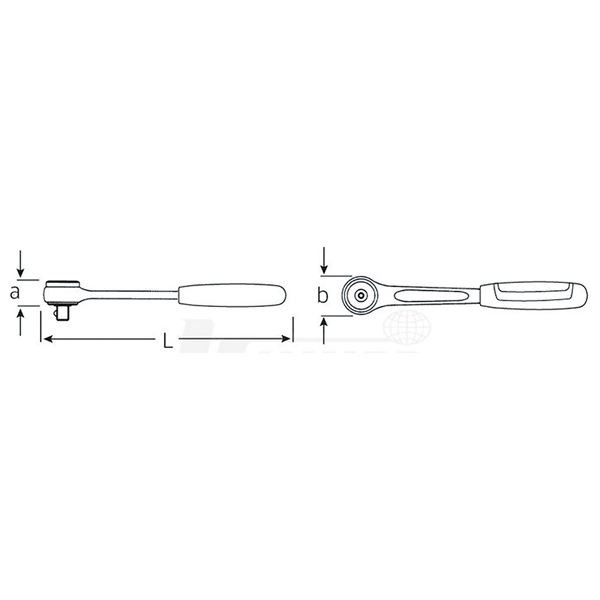 STAHLWILLE（スタビレー） 435QRN （3／8SQ）80ギア ラチェット