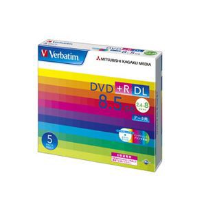 （まとめ） バーベイタム データ用DVD+R DL 8.5GB 8倍速 ワイドプリンターブル 5mmスリムケース DTR85HP5V1 1パック（5枚） 【×3セット】（代引不可）の通販は