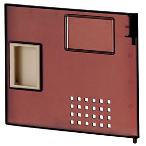 （まとめ） アイリスチトセ 樹脂多目的ロッカー用 取っ手付扉 クリアブラウン TJL-P-S-CBR 1セット 【×3セット】（代引不可）