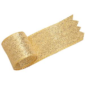 （まとめ） タカ印 グランドメタルリボン 18mm×20m 金 50-7400 1巻 【×5セット】（代引不可）