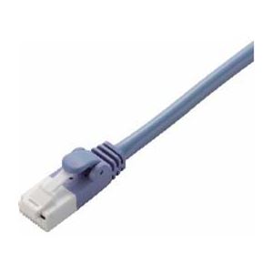 （まとめ）エレコム ツメ折れ防止クロスケーブル（Cat5E準拠） LD-CTXT／BU20【×10セット】（代引不可）