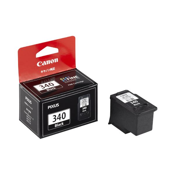 （まとめ） キャノン Canon FINEカートリッジ BC-340 ブラック 5213B001 1個 【×3セット】（代引不可）