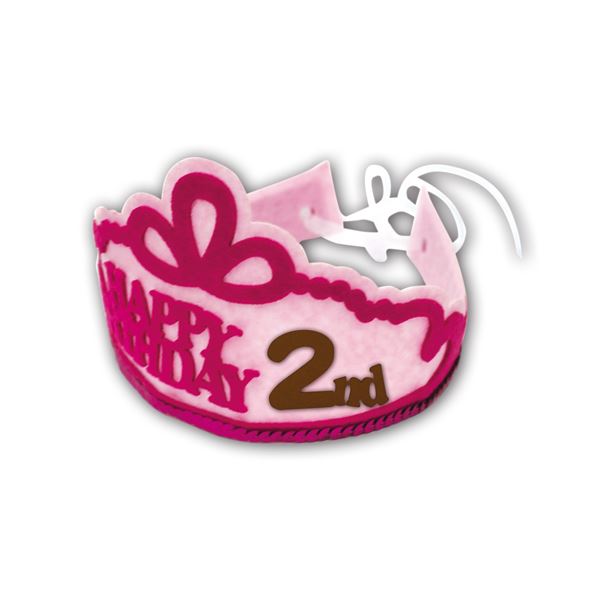 (まとめ)ノルコーポレーション メモリコ フェルトティアラ ピンク2 BDZ0302【×5セット】（代引不可）の通販は