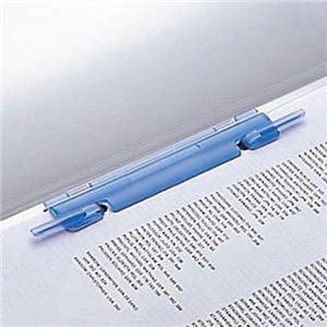 （まとめ） リヒトラブ ルーパーファイル A4タテ 2穴 100枚収容 青 F-3006-5P 1パック（5冊） 【×10セット】（代引不可）_4