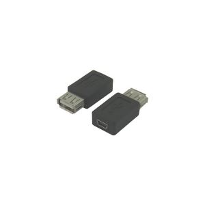 まとめ売り変換名人 USB A(メス)→miniUSB(メス) USBAB-M5BN ×20セット AV デジモノ[▲][TP] : 変換名人 USB A(メス) → miniUSB(メス) 変換