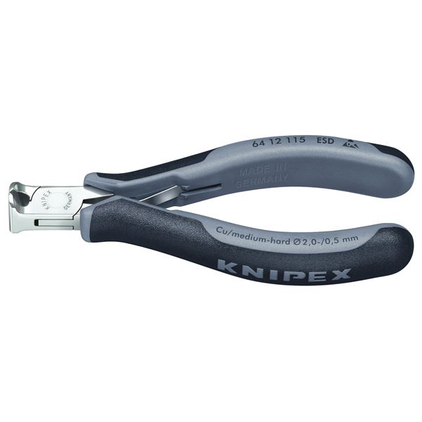 KNIPEX（クニペックス）6412-115ESD エレクトロニクスエンドカッティングニッパー（代引不可）