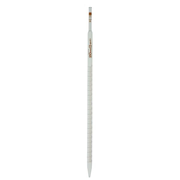 柴田科学 メスピペット 先端目盛 スーパーグレード 10mL 橙 020020-10A