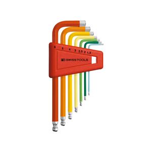 PB SWISS TOOLS 212H-6RB ボール付レインボーレンチセット（パックナシ）（代引不可）