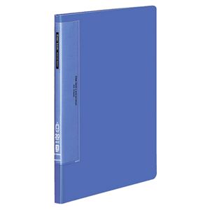 （まとめ） コクヨ クリヤーブック（クリアブック）（ウェーブカットポケット・固定式） A4タテ 20ポケット 背幅17mm 青 ラ-T560B 1冊 【×10セット】（代引不可）の通販は 7,225円